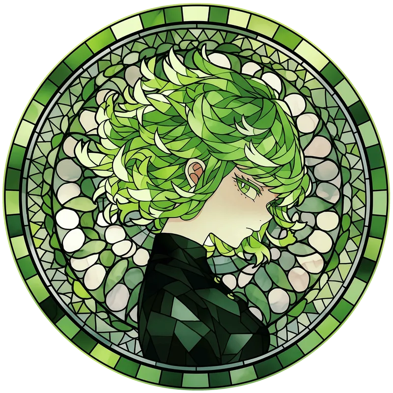 Anime Mirror - Stained Glass