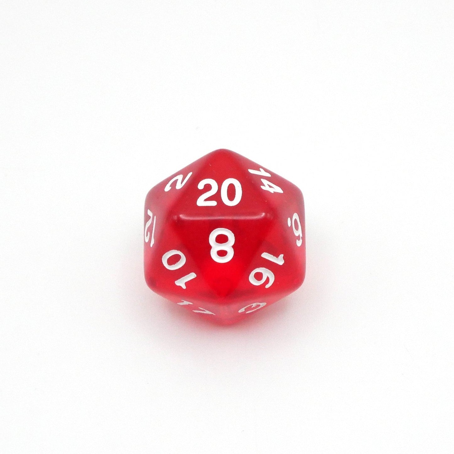 Ruby Ingots - 7 Piece DnD Dice Set | Acrylic RPG Gaming Dice
