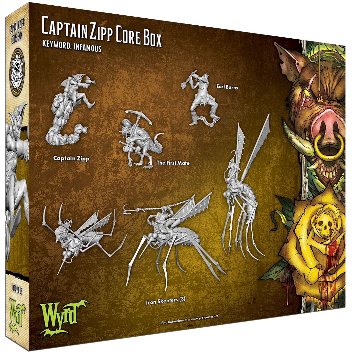 Malifaux Third Edition: Captain Zipp Core Box