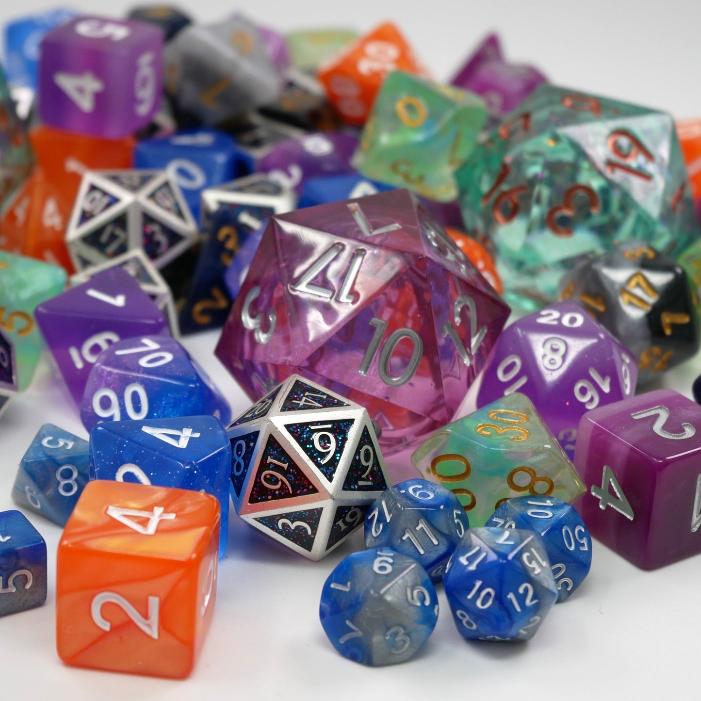 Mystery Stash - 7 Dice Set Bundle + 1 RPG Accessory