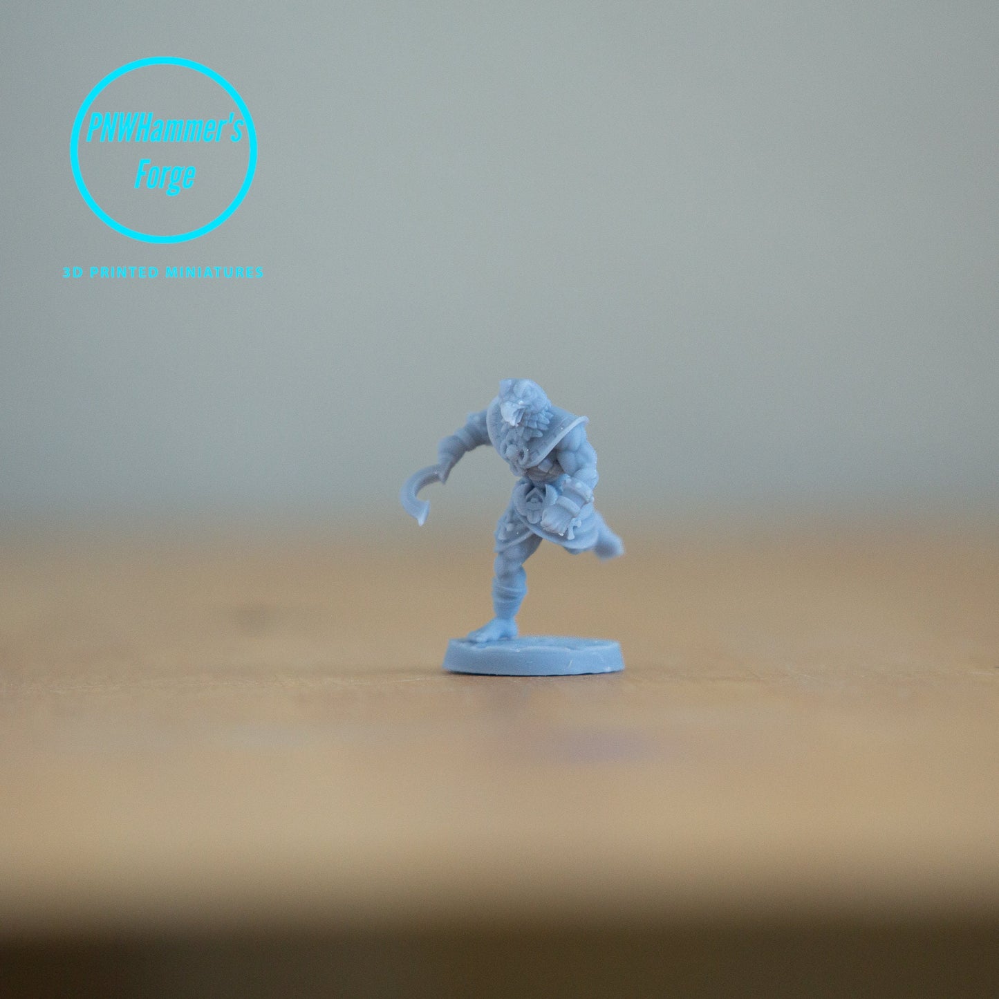 Horathi Warriors - D&D - TTRPG - 32mm Miniature - Pathfinder - Unpainted - Birdfolk - Barbarian - Warrior