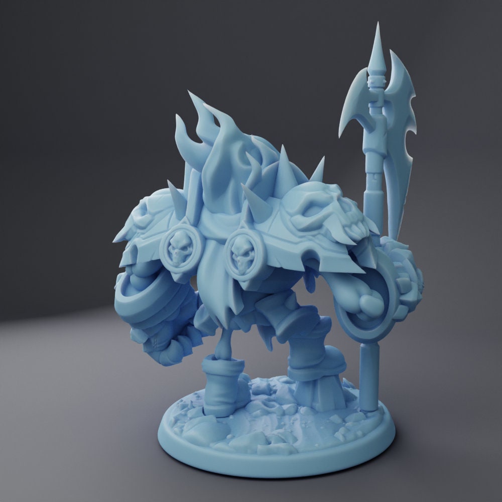 Gary The Skeleton Boss Version - Twin Goddess Miniatures - D&D - TTRPG - 32mm/75mm Miniature - Pathfinder - Unpainted