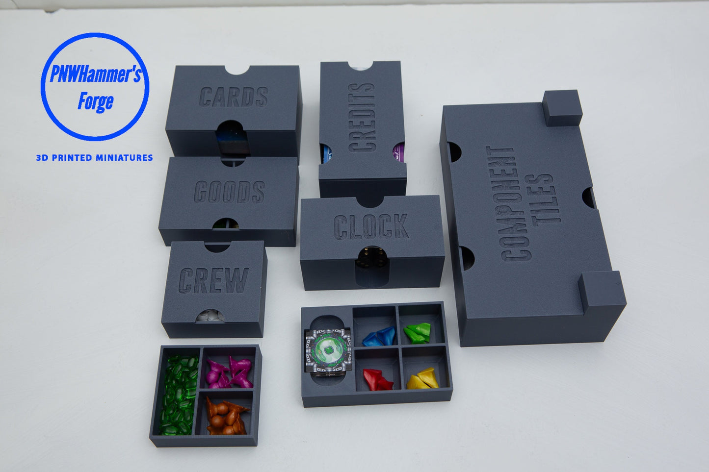 Galaxy Trucker Organizer - Board Game Insert