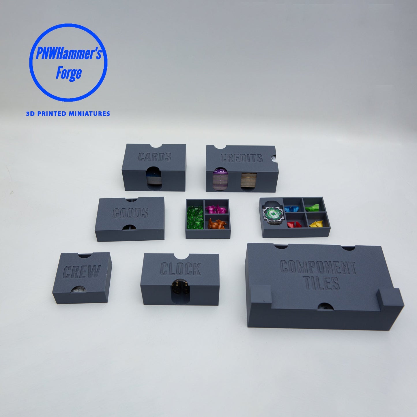 Galaxy Trucker Organizer - Board Game Insert
