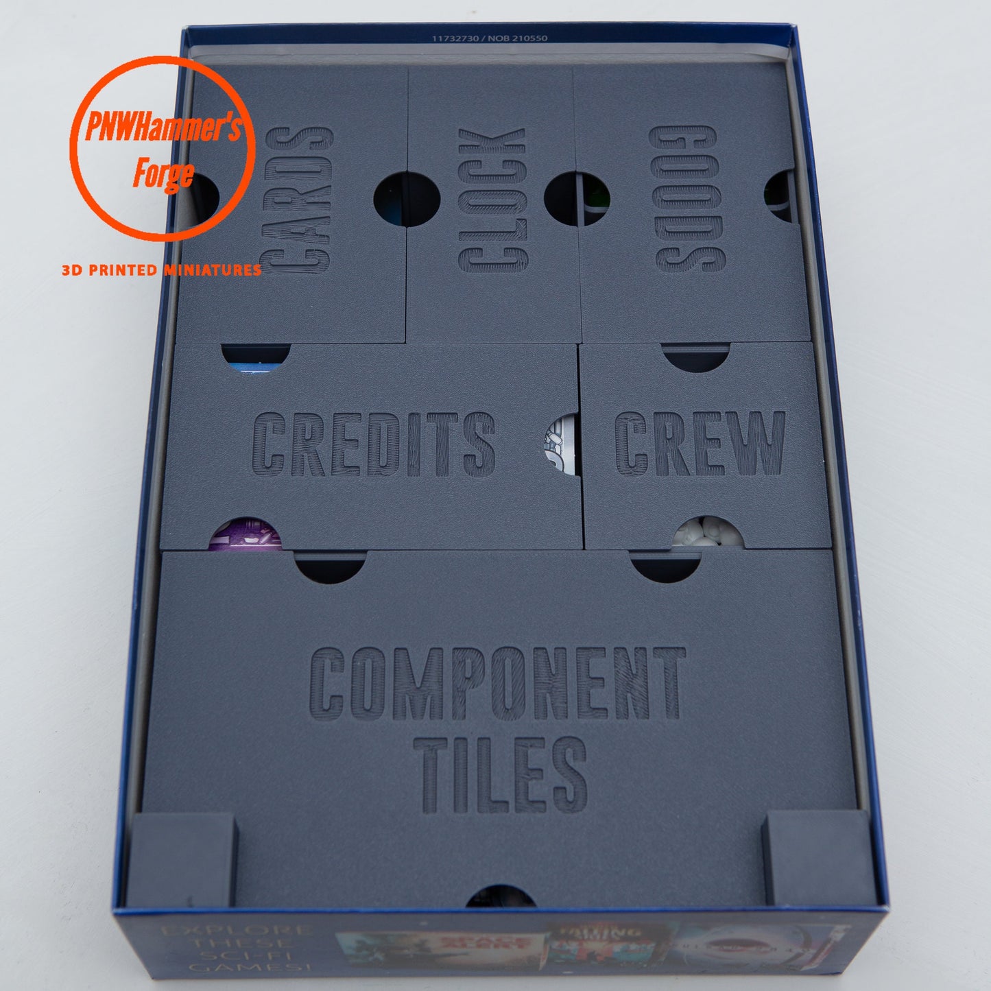 Galaxy Trucker Organizer - Board Game Insert