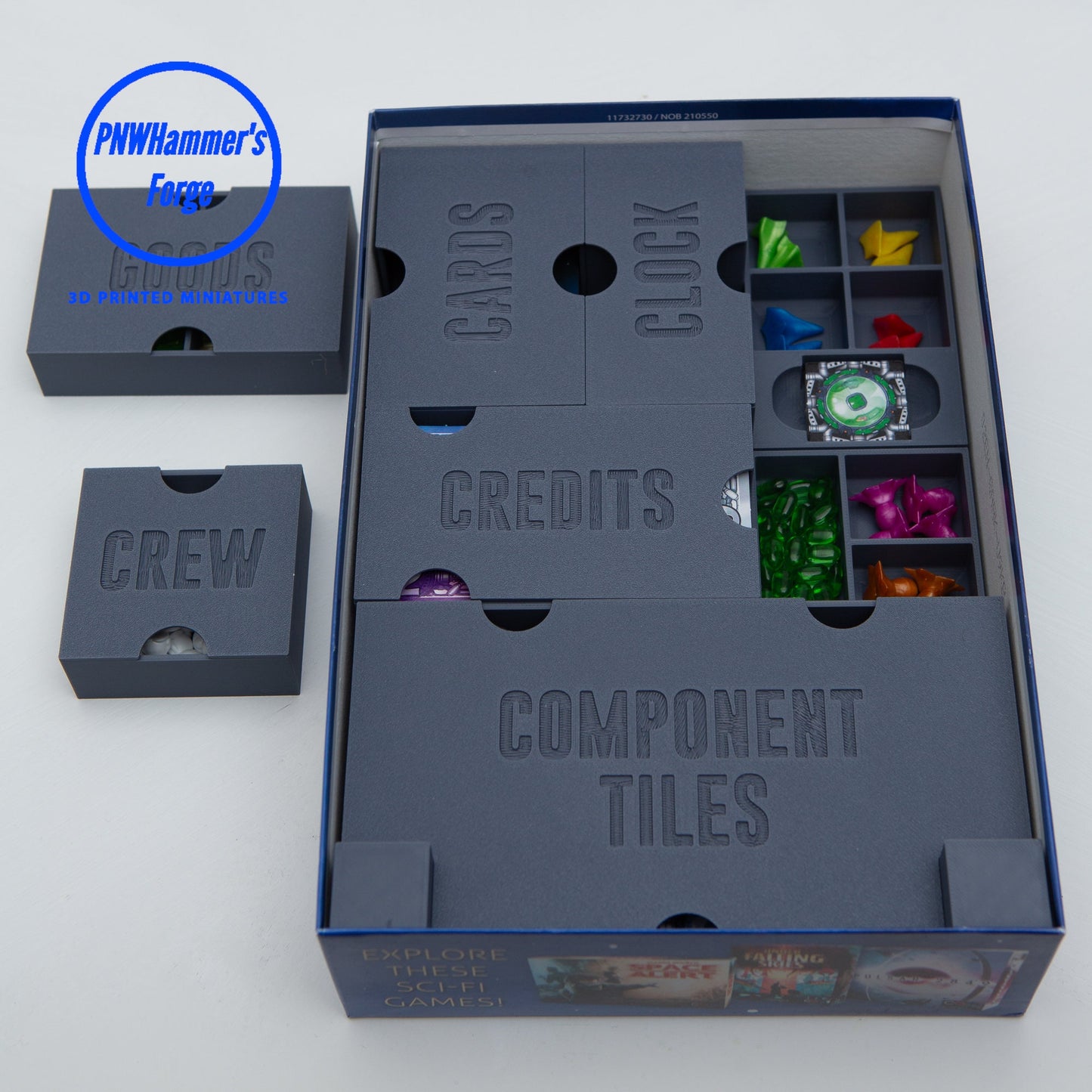 Galaxy Trucker Organizer - Board Game Insert