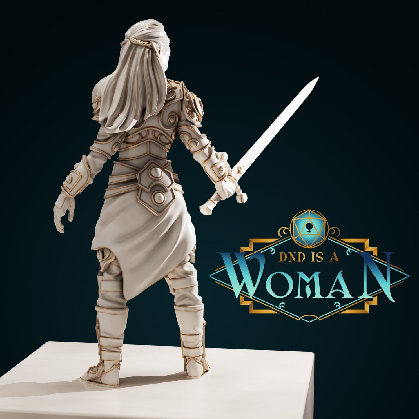 Female Gith Warlock for TTRPG - DND is a Woman - Adra - Pathfinder - D&D - TTRPG
