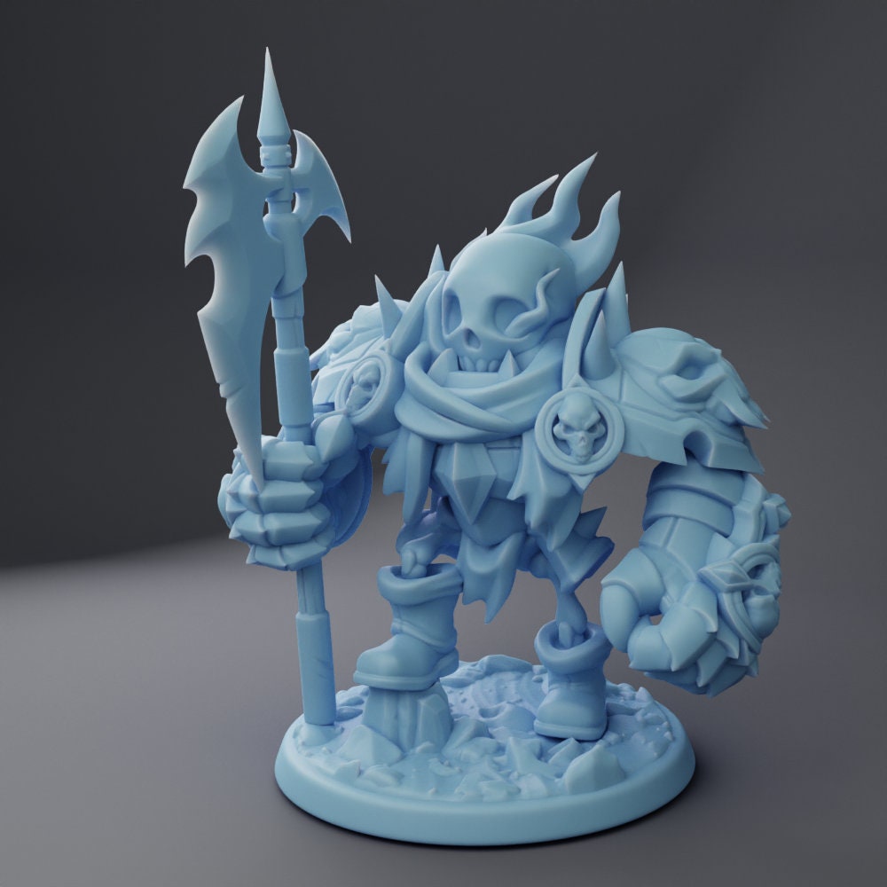 Gary The Skeleton Boss Version - Twin Goddess Miniatures - D&D - TTRPG - 32mm/75mm Miniature - Pathfinder - Unpainted