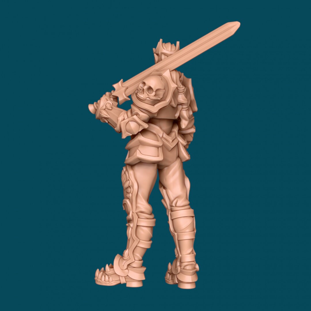 Female Orc Queen for TTRPG - Awkward Penguin Miniatures - D&D - TTRPG - 32mm Miniature - Pathfinder - Unpainted - 5E