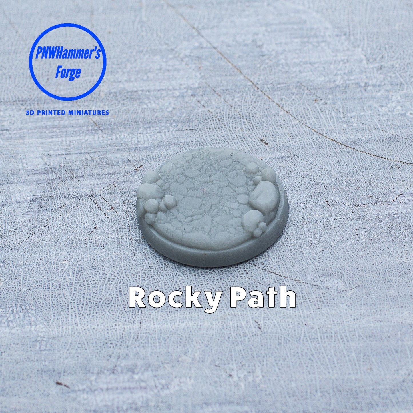 Decorative Miniature Bases for TTRPG Miniatures - 25mm diameter - 32mm Diameter