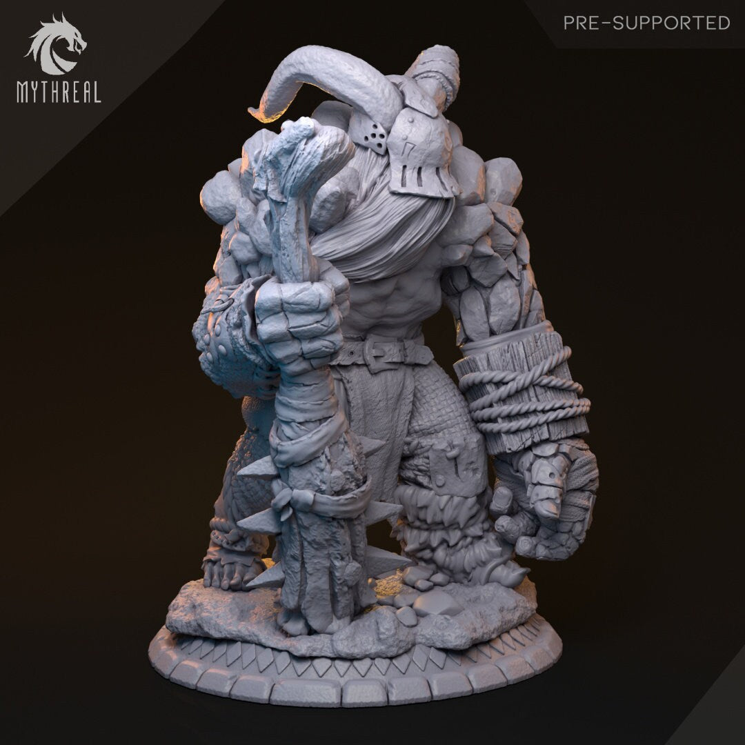 Stone Demon for TTRPG by HardWitch Games - Galad, Child of Izumas - Pathfinder - D&D - TTRPG - Gift for Gamers