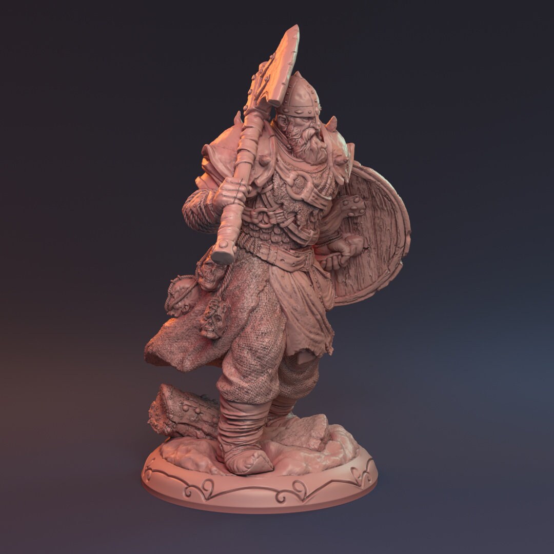 Human Male Fighter for TTRPG by HardWitch Games - Ingolve Seitras - Pathfinder - D&D - TTRPG - Gift for Gamers