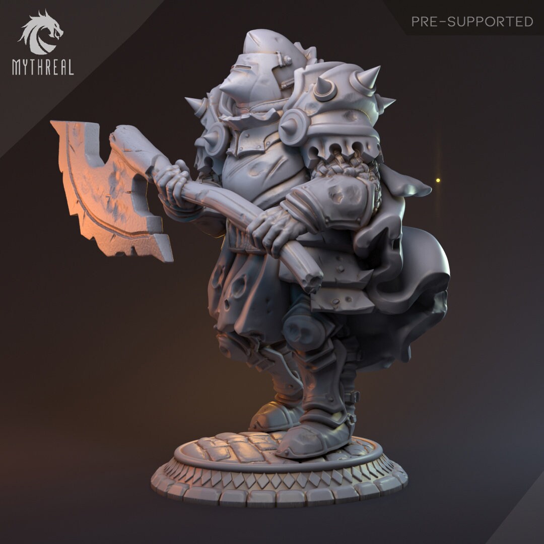 Human Male Fighter for TTRPG by HardWitch Games - Sir Radnor - Pathfinder - D&D - TTRPG - Gift for Gamers