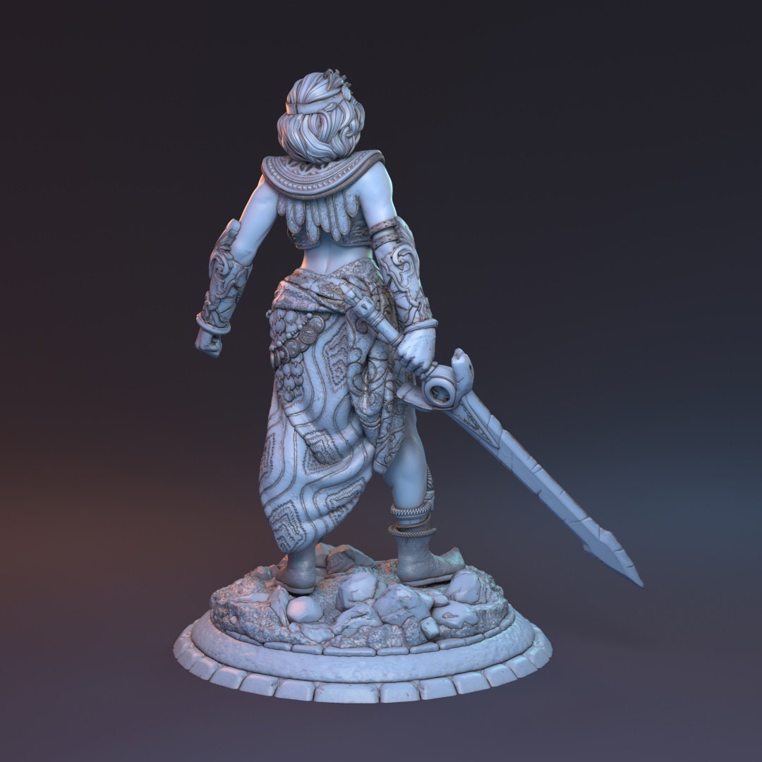Human Female Fighter for TTRPG by HardWitch Games - Adamine - Pathfinder - D&D - TTRPG - Gift for Gamers