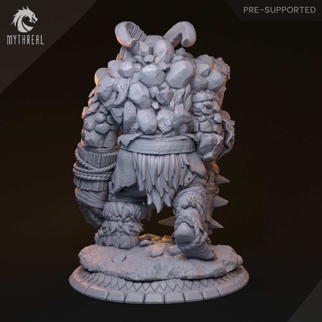 Stone Demon for TTRPG by HardWitch Games - Galad, Child of Izumas - Pathfinder - D&D - TTRPG - Gift for Gamers