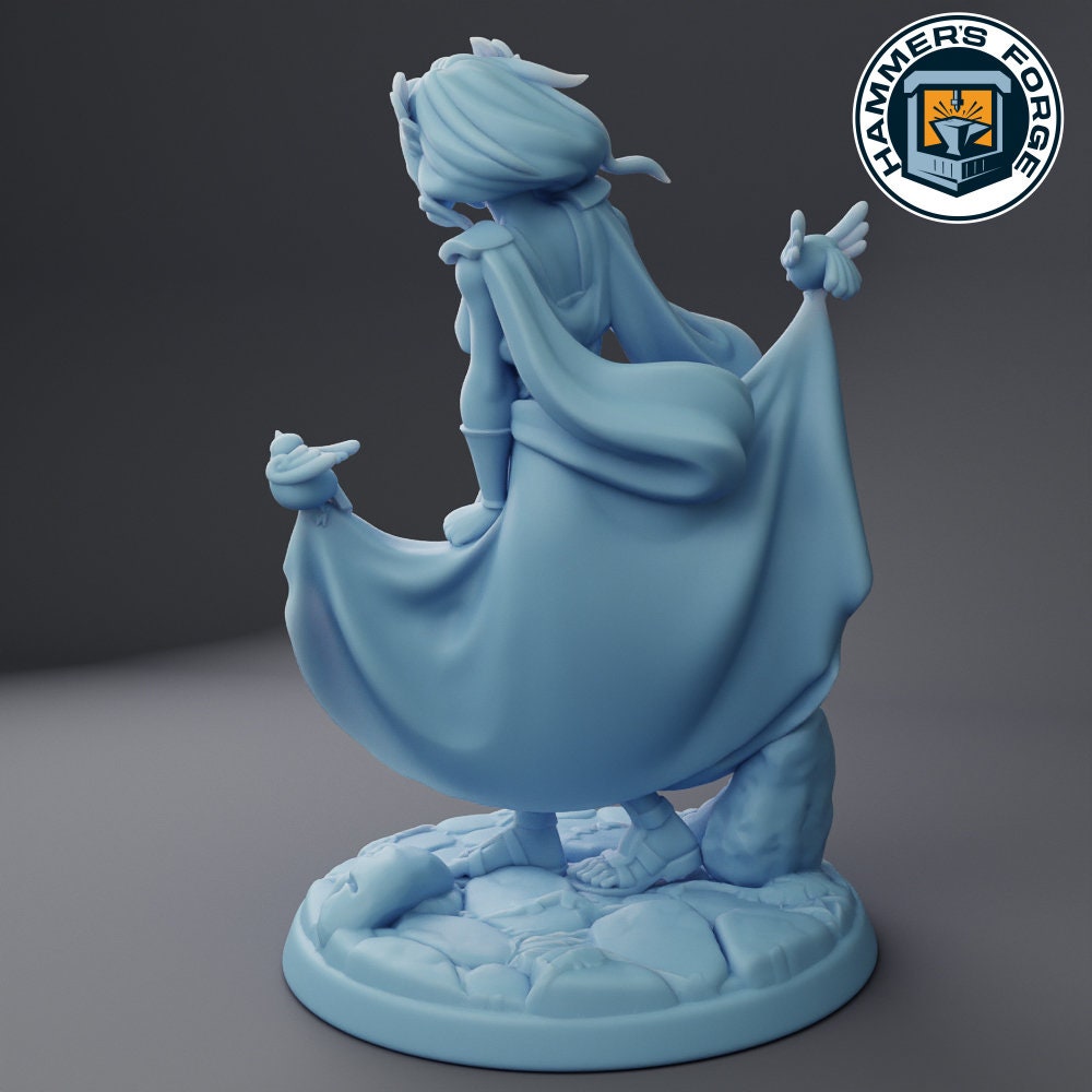Atolie, Goddess of Infatuation - Twin Goddess Miniatures - D&D - Will - TTRPG - 32mm Miniature - Pathfinder - Unpainted