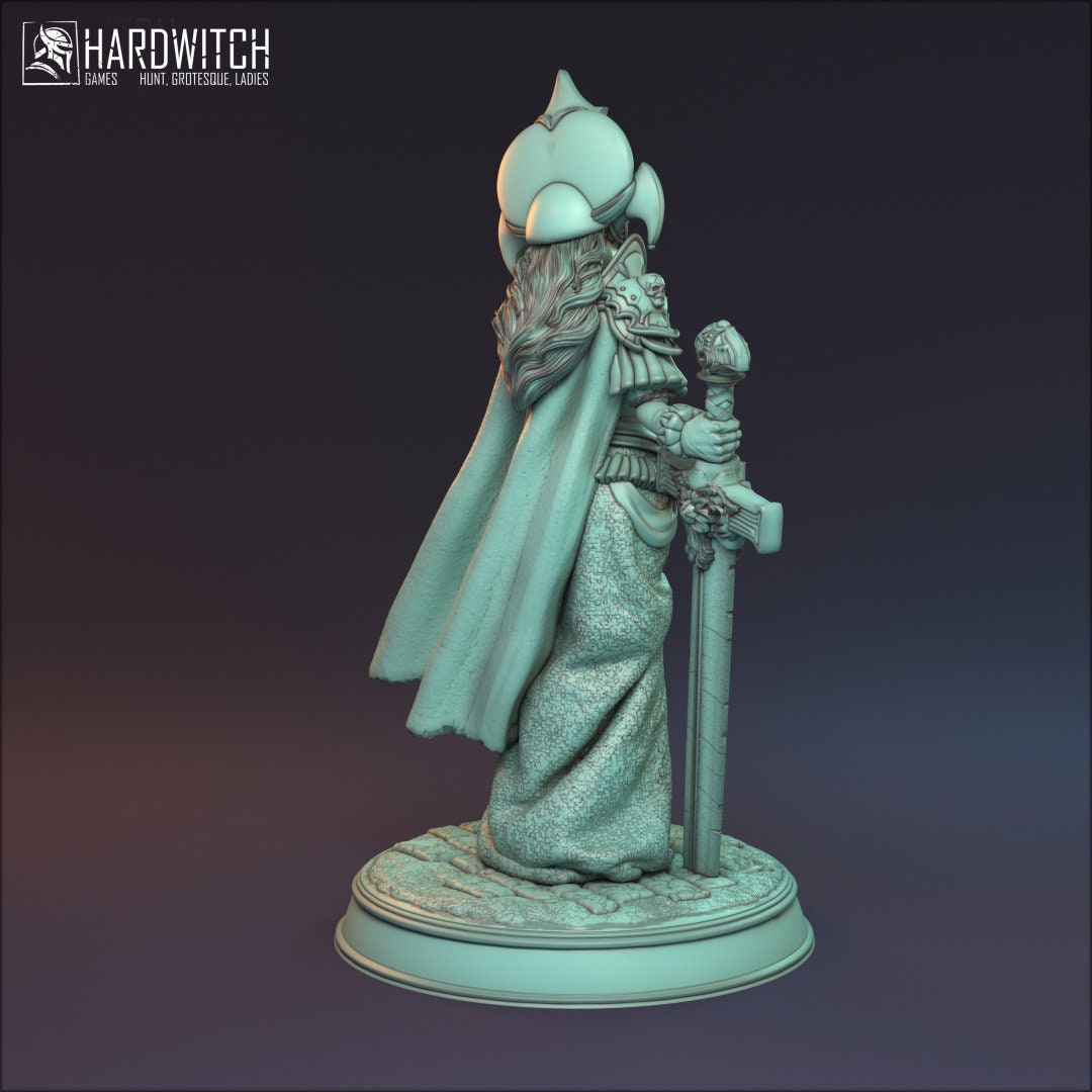 Human Female Fighter for TTRPG by HardWitch Games - Anarietta - Pathfinder - D&D - TTRPG - Gift for Gamers