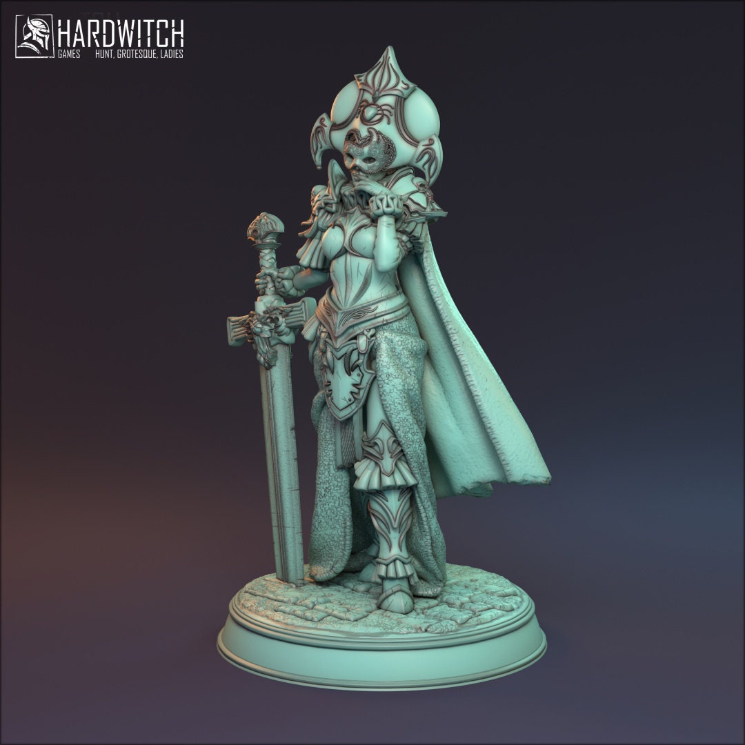 Human Female Fighter for TTRPG by HardWitch Games - Anarietta - Pathfinder - D&D - TTRPG - Gift for Gamers