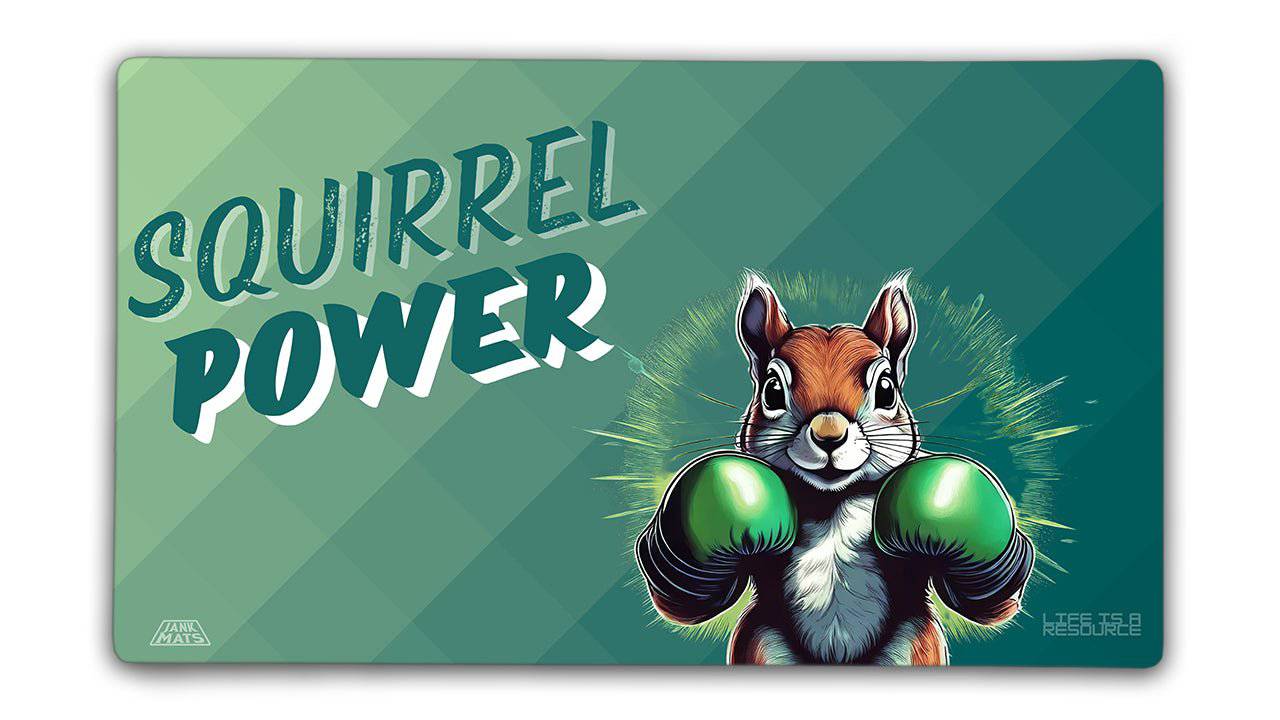 Squirrel Power Playmat