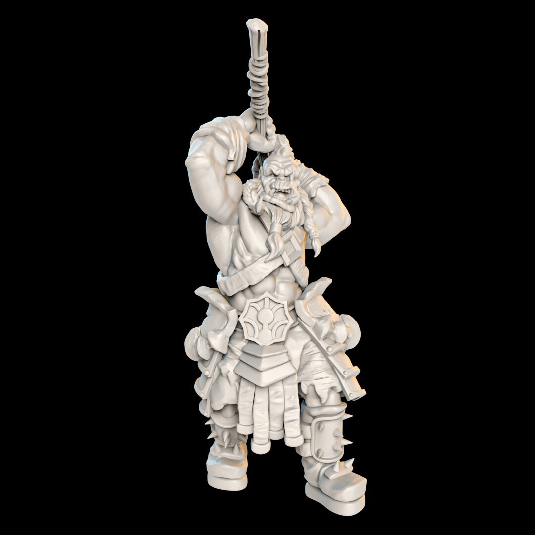 Orcs - Monster - Villians - TTRPG - 32mm Miniature - D&D - Pathfinder - Unpainted - RobertSculpting - Humanoid - Tolkien - Fantasy