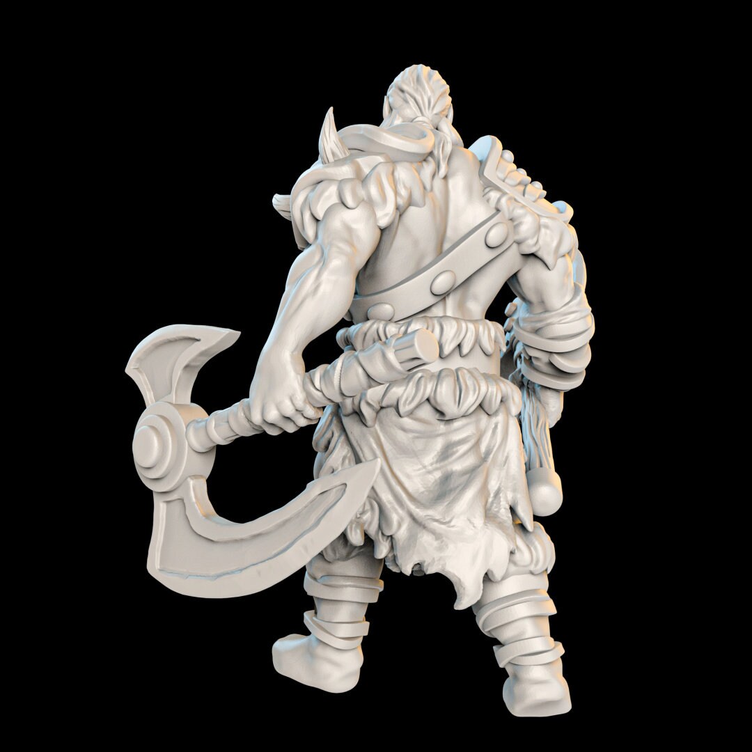 Orcs - Monster - Villians - TTRPG - 32mm Miniature - D&D - Pathfinder - Unpainted - RobertSculpting - Humanoid - Tolkien - Fantasy