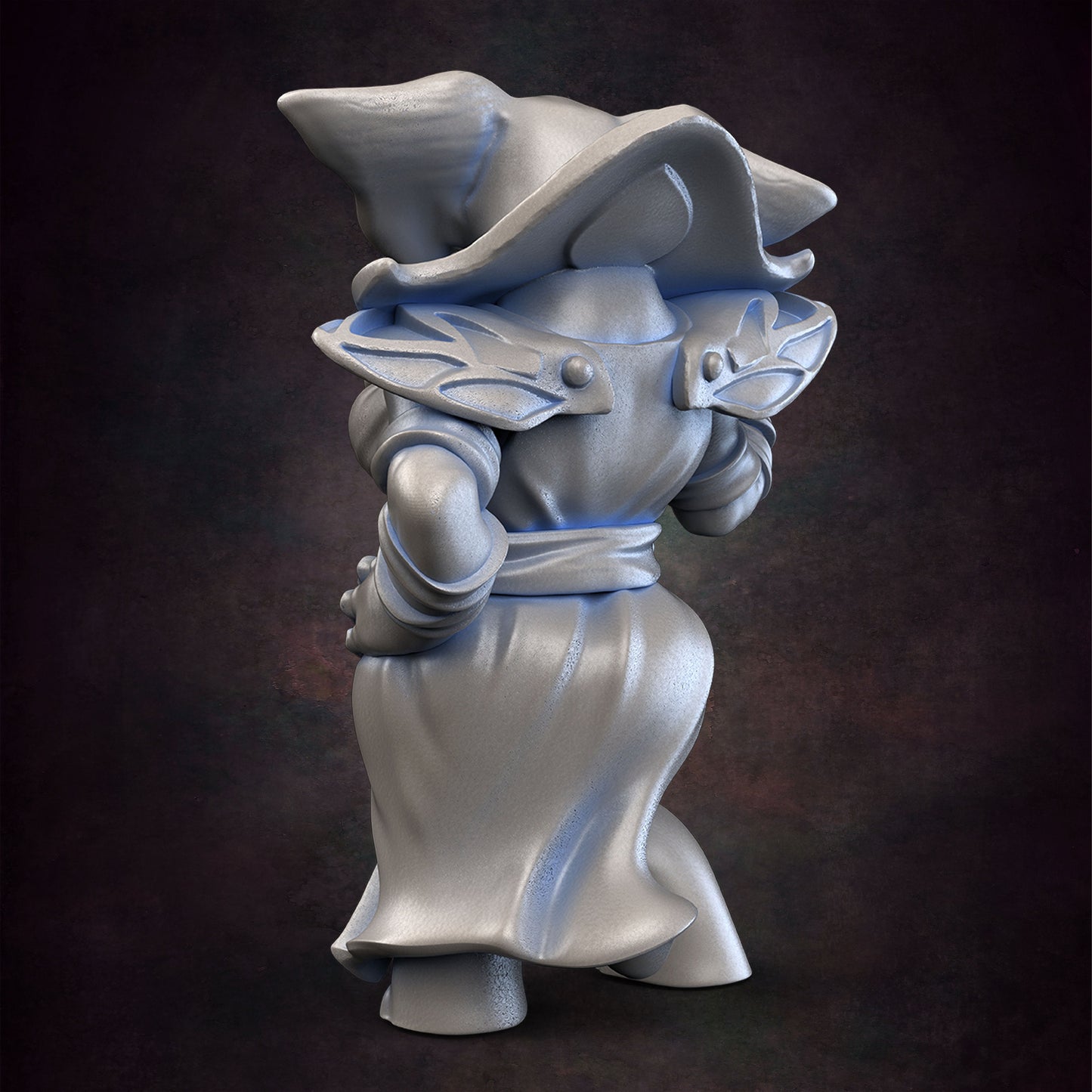 Loxodon Warlock Pose 2 - D&D - Female Elephant - Eldritch Blast - TTRPG - 32mm Miniature - Pathfinder - Unpainted - Red Clay Collectibles