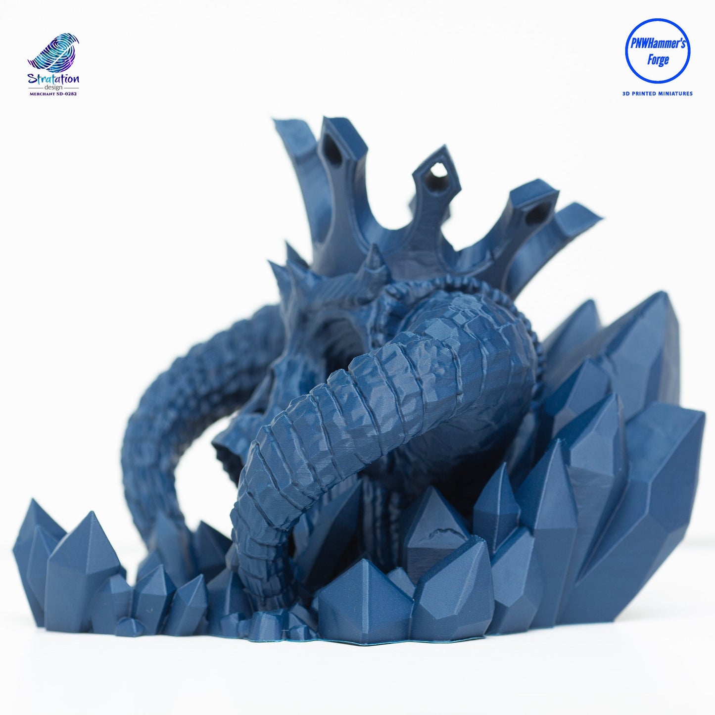 Demon King's Skull Dice Tower - 3D Printed Dice Tower - Stratation Designs