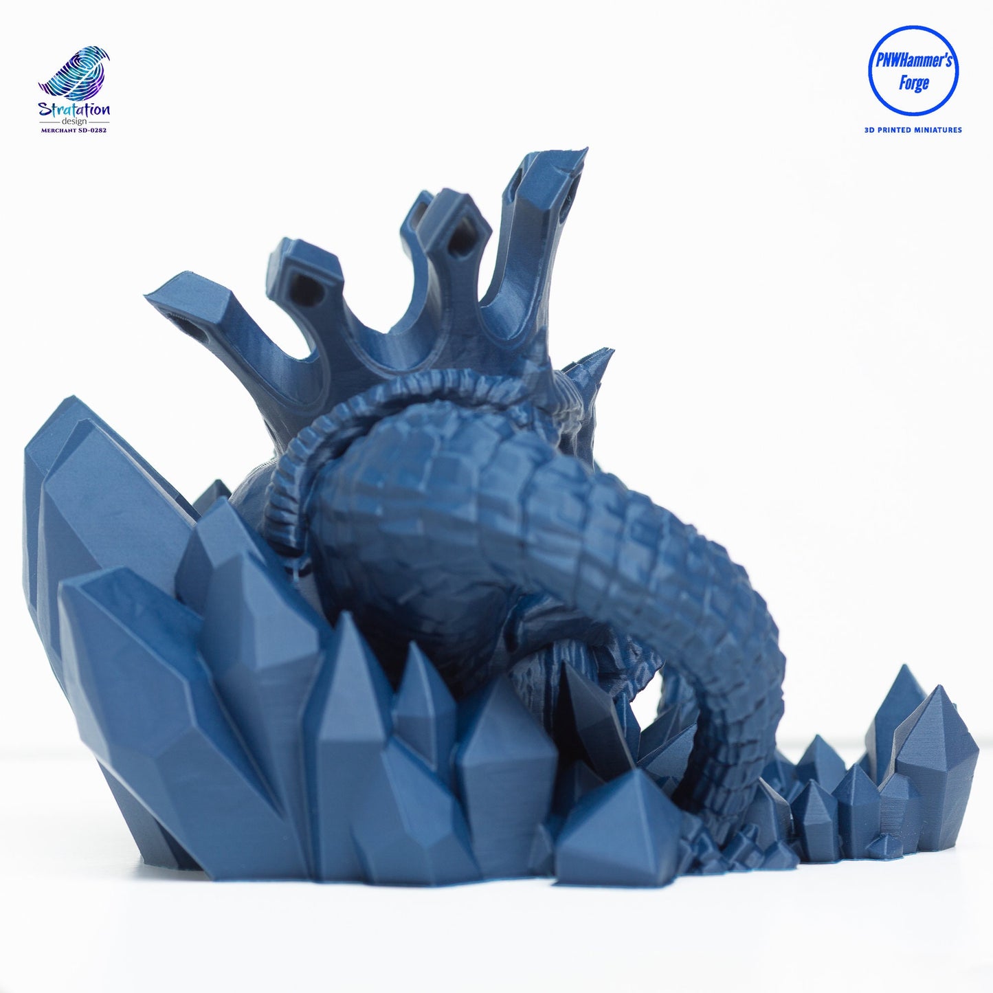 Demon King's Skull Dice Tower - 3D Printed Dice Tower - Stratation Designs