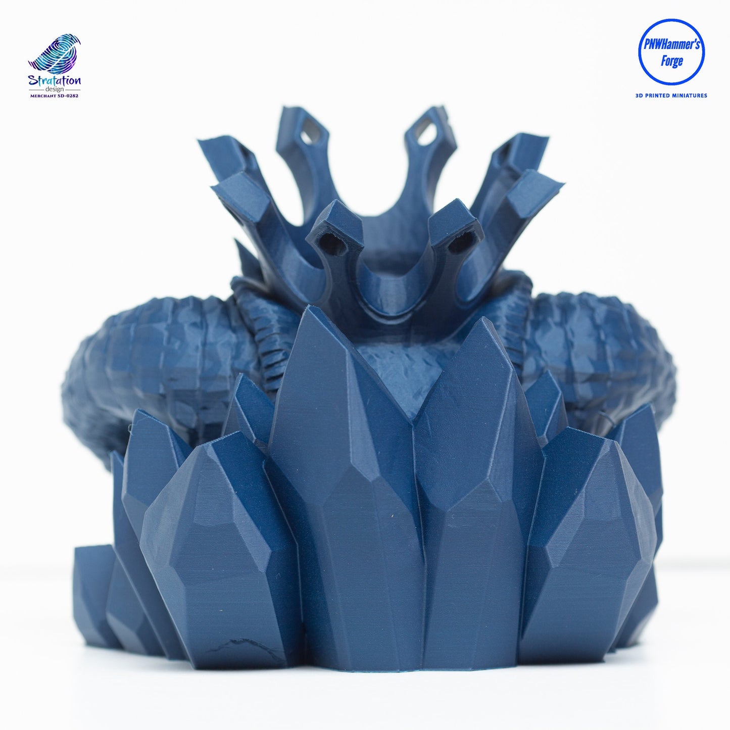 Demon King's Skull Dice Tower - 3D Printed Dice Tower - Stratation Designs