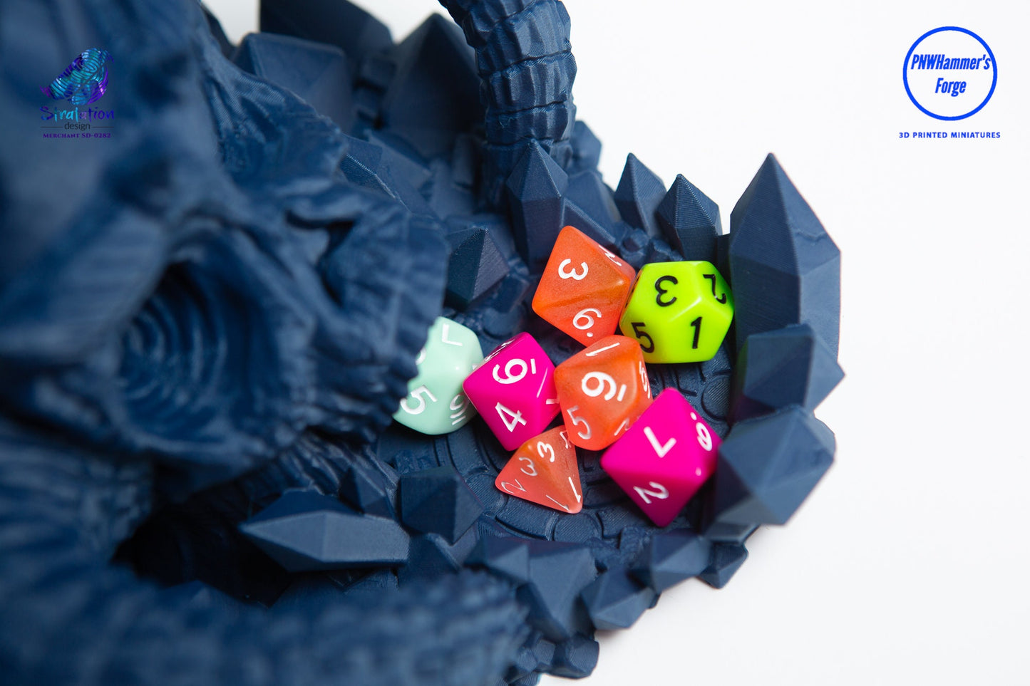 Demon King's Skull Dice Tower - 3D Printed Dice Tower - Stratation Designs