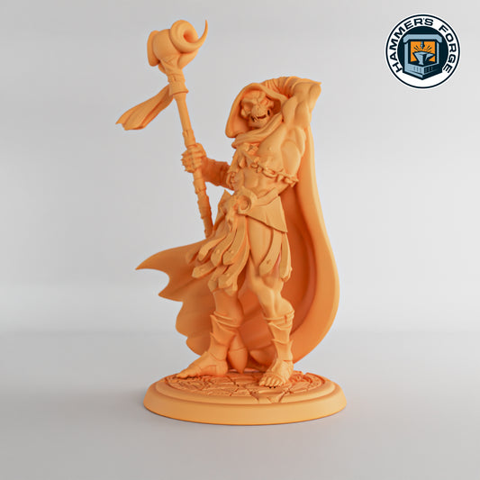 Sexy Undead Lich for TTRPG - Twin Goddess Miniatures - D&D - TTRPG - 32mm/75mm Miniature - Pathfinder - Unpainted -