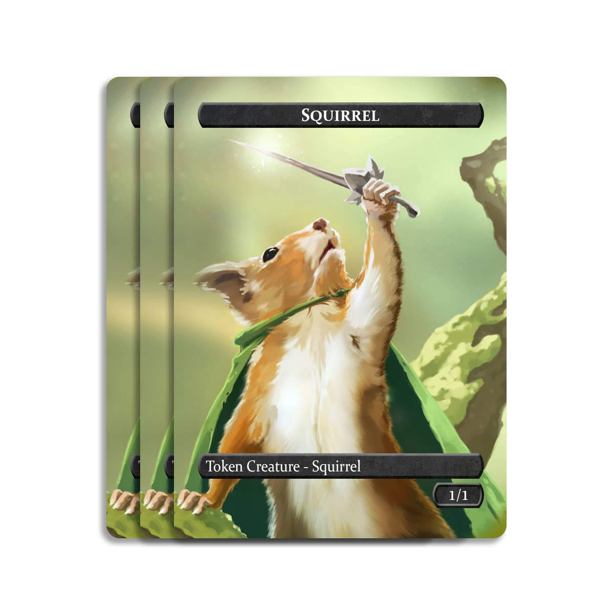 Squirrel & Food Token Set