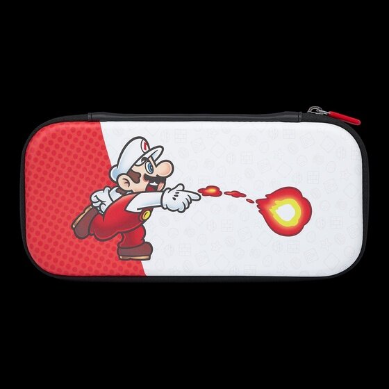 Enhanced Wired Controller and Slim Case for Nintendo Switch — Mario Fireball