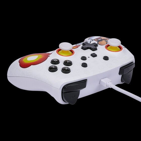 Enhanced Wired Controller and Slim Case for Nintendo Switch — Mario Fireball
