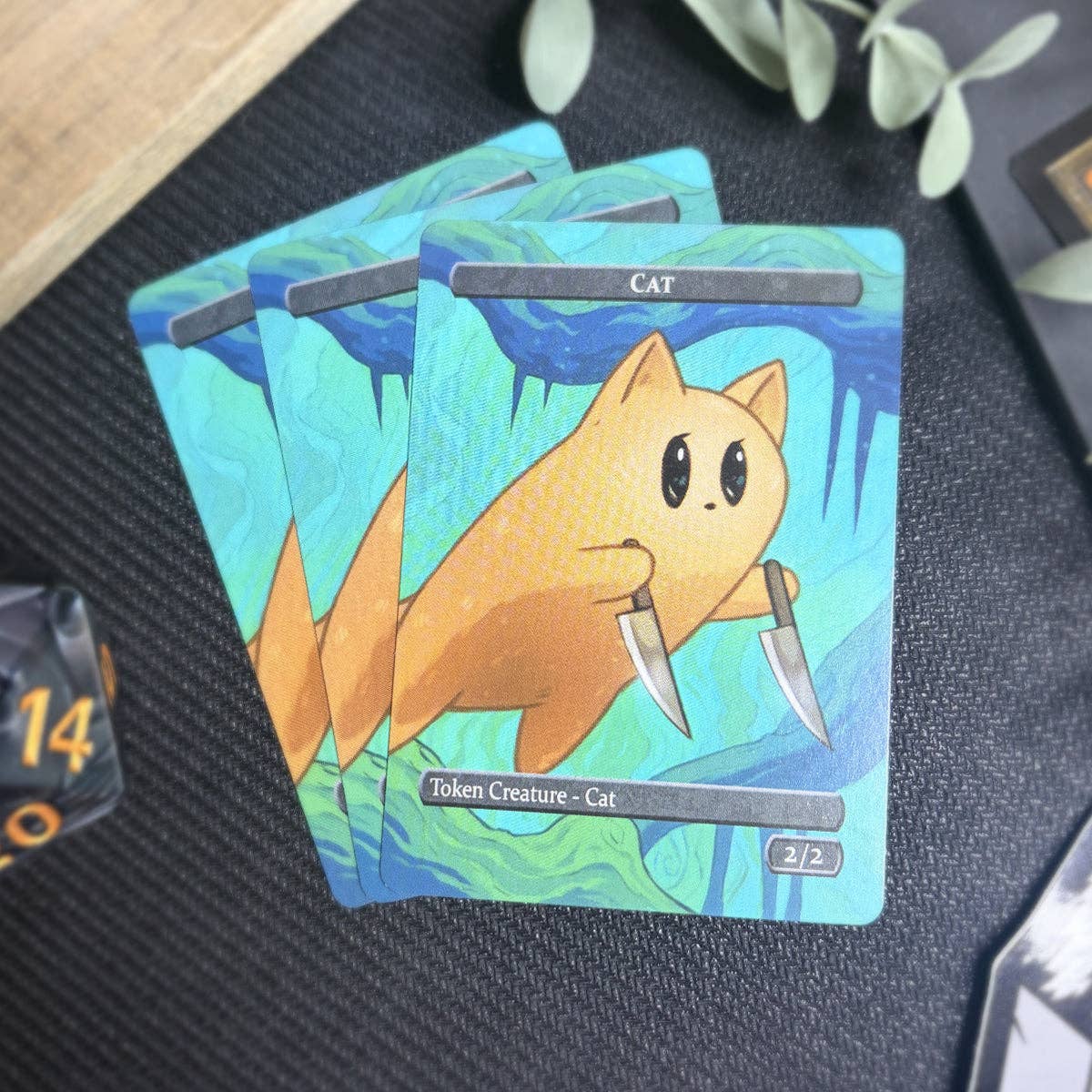 Rabbit & 2/2 Cat Token Set