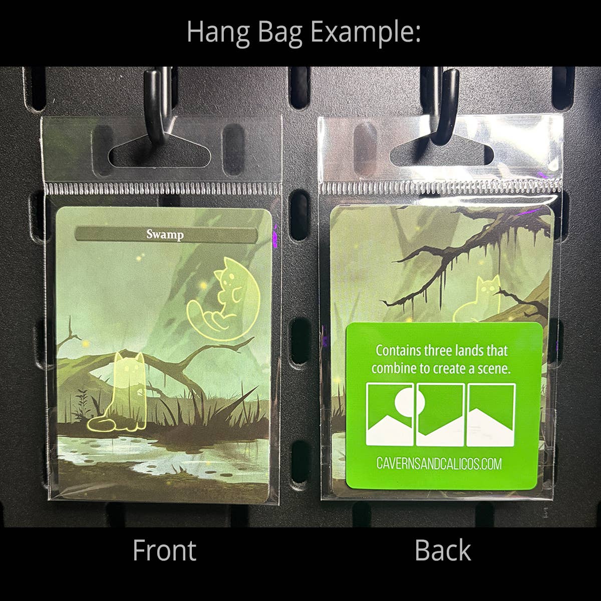 ManaCat Swamp - Land Proxy Set