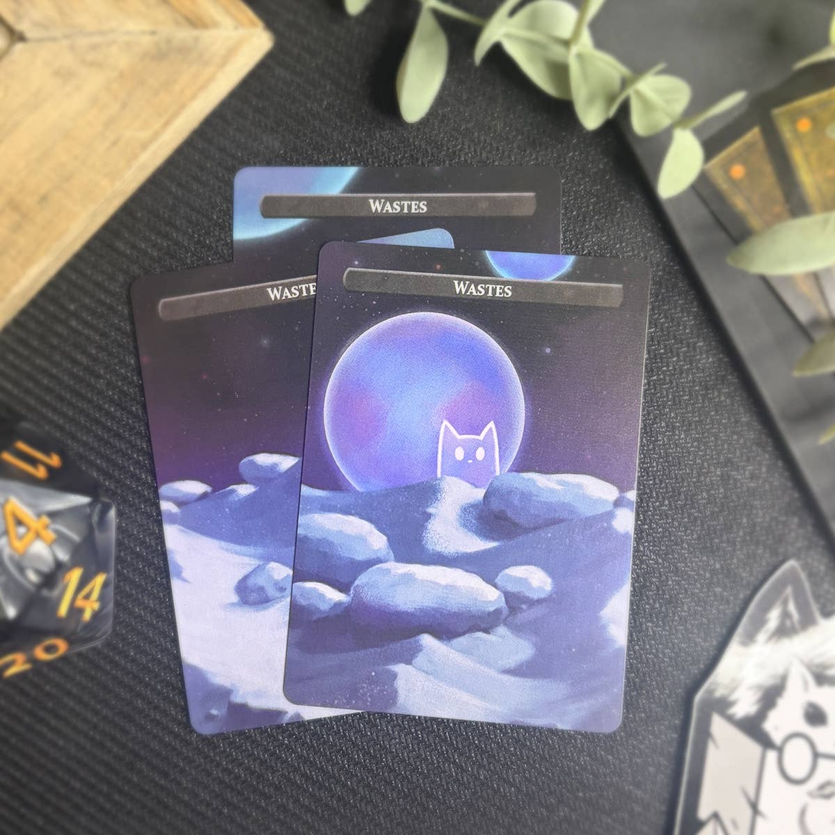 ManaCat Wastes - Land Proxy Set