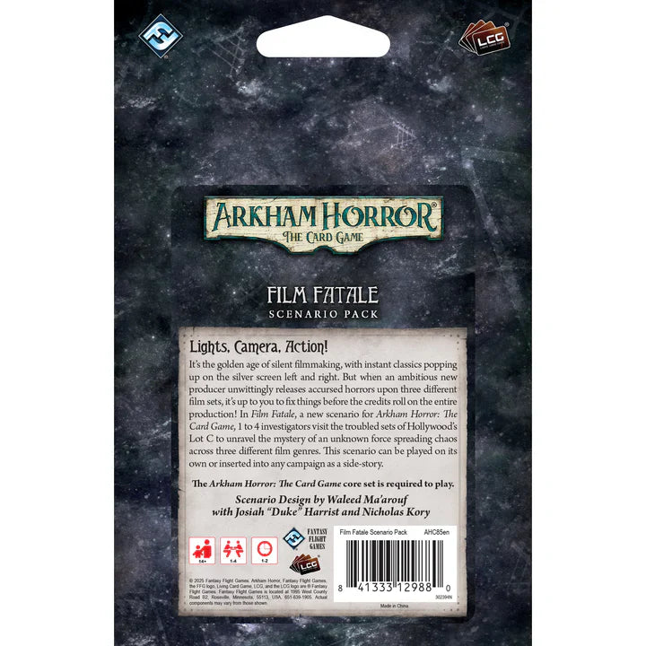Arkham Horror LCG: Film Fatale Scenario Pack