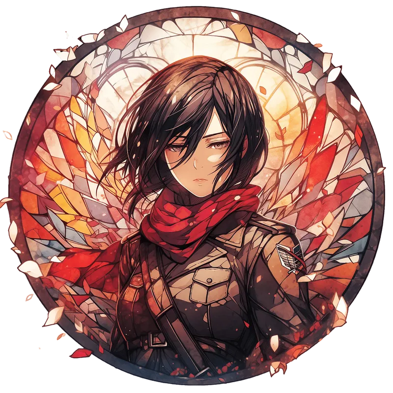 Anime Mirror - Stained Glass