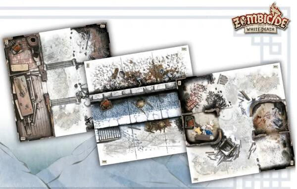 Zombicide: White Death Extra Tiles Pack - Kickstarter Exclusive