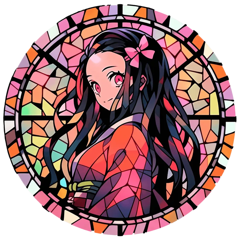 Anime Mirror - Stained Glass