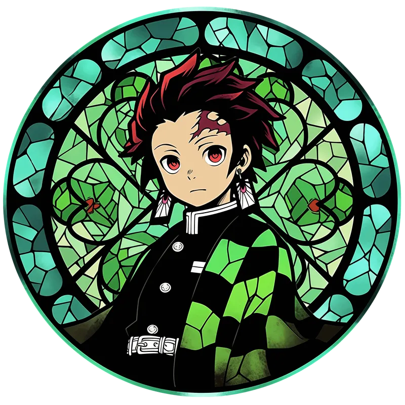 Anime Mirror - Stained Glass
