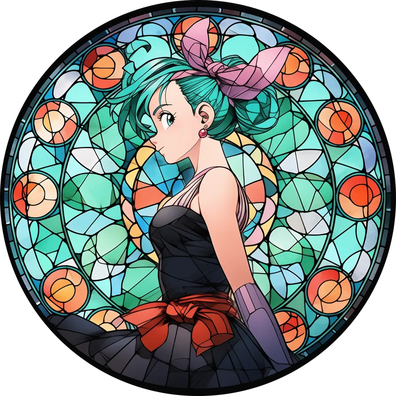 Anime Mirror - Stained Glass