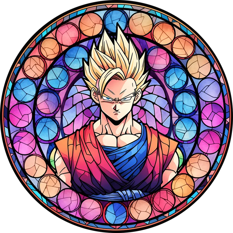 Anime Mirror - Stained Glass