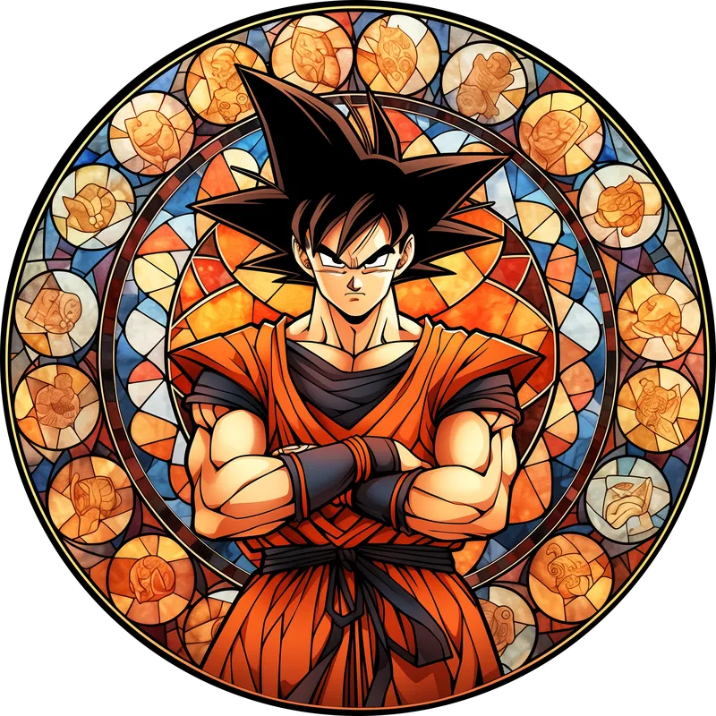 Anime Mirror - Stained Glass
