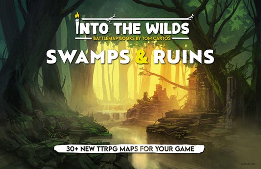Into the Wilds Battlemap Books: Swamps & Ruins