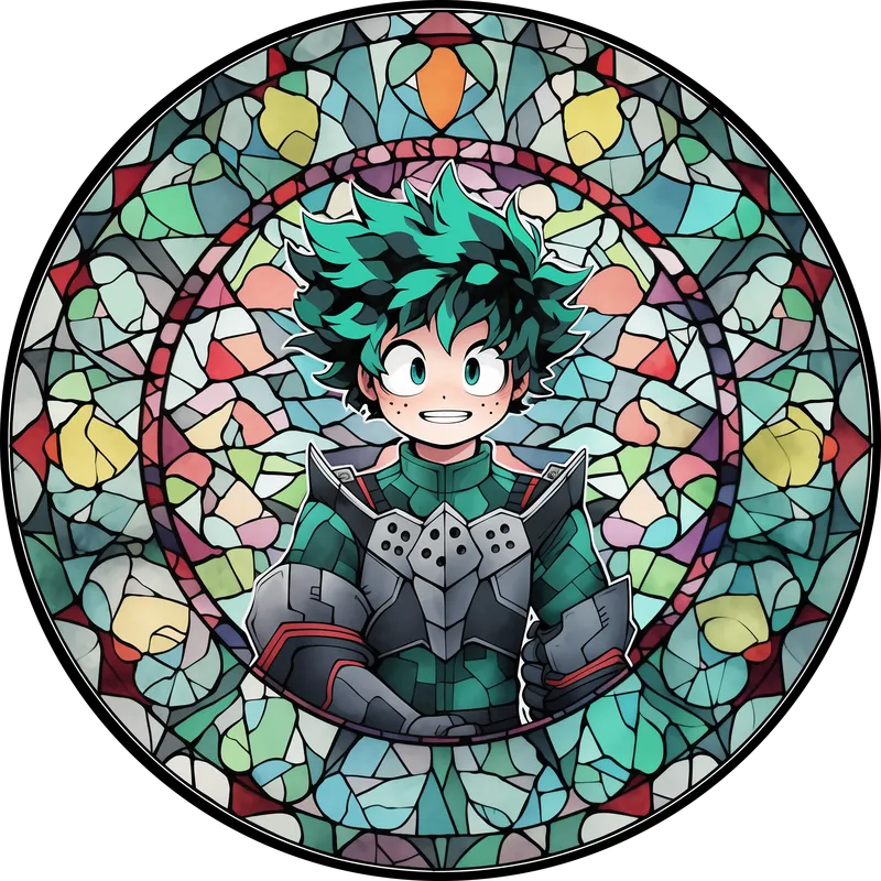 Anime Mirror - Stained Glass