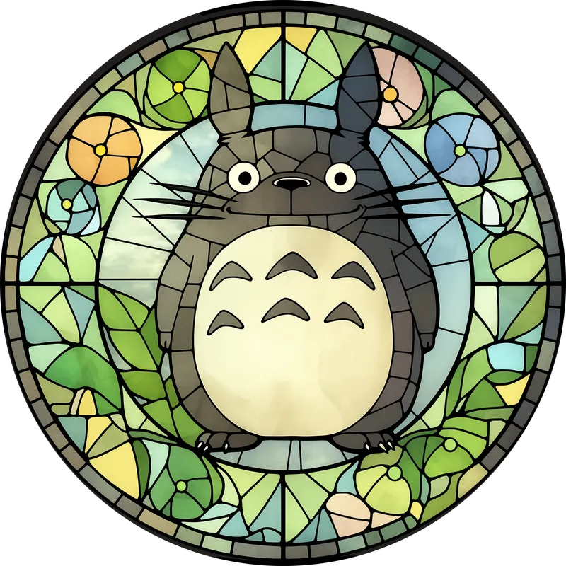 Anime Mirror - Stained Glass