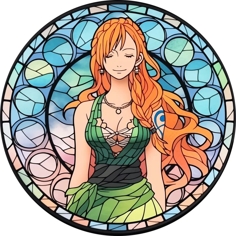 Anime Mirror - Stained Glass