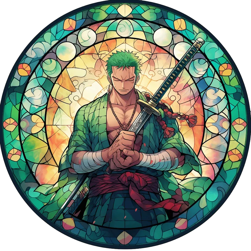 Anime Mirror - Stained Glass